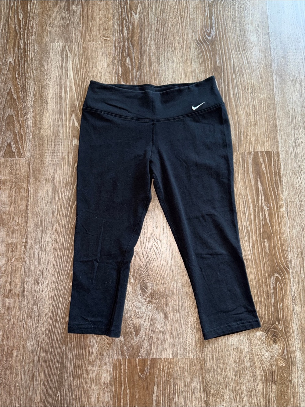 Vintage Y2K Nike Black Athletic Capri Leggings